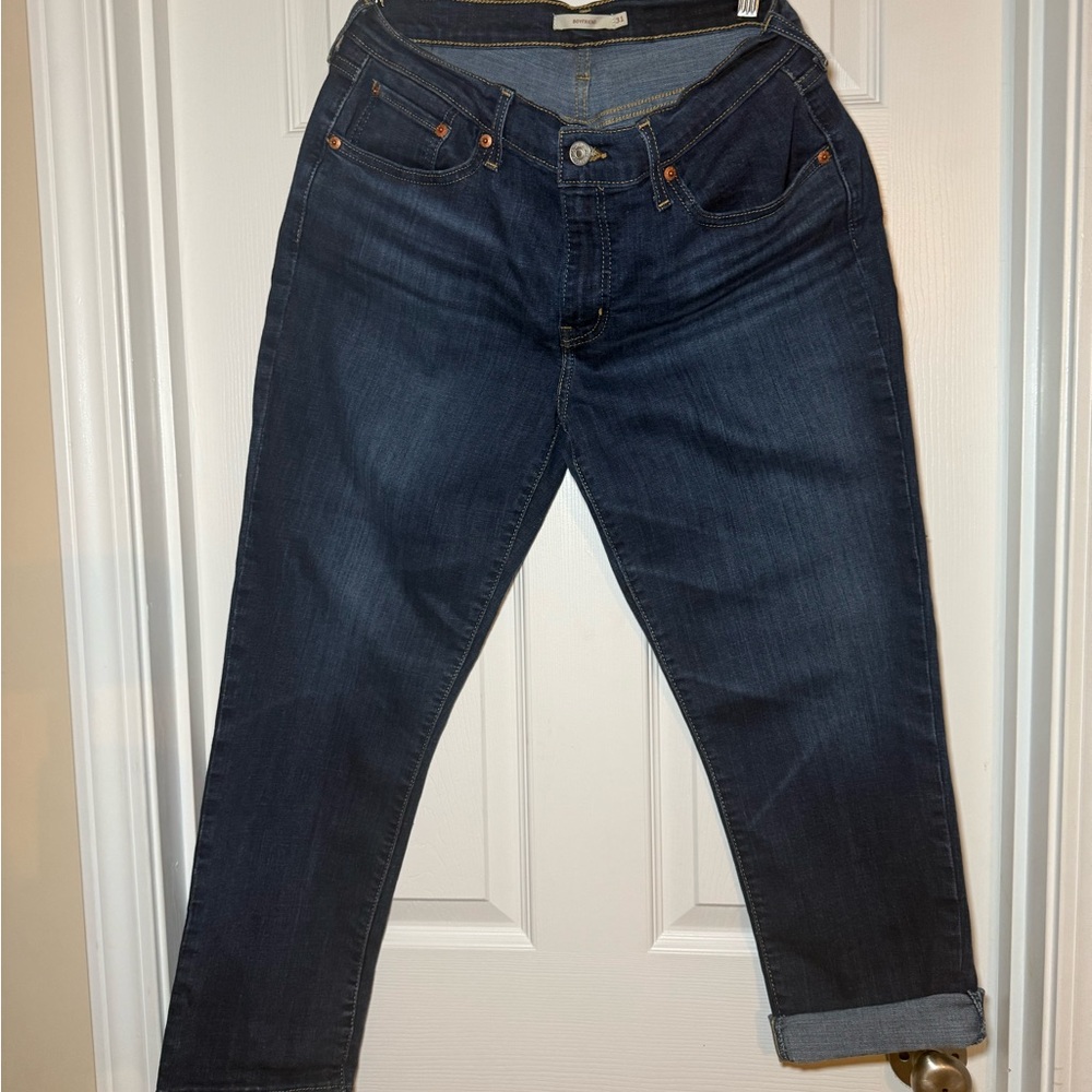 Levi's Women's Indigo Boyfriend Jeans